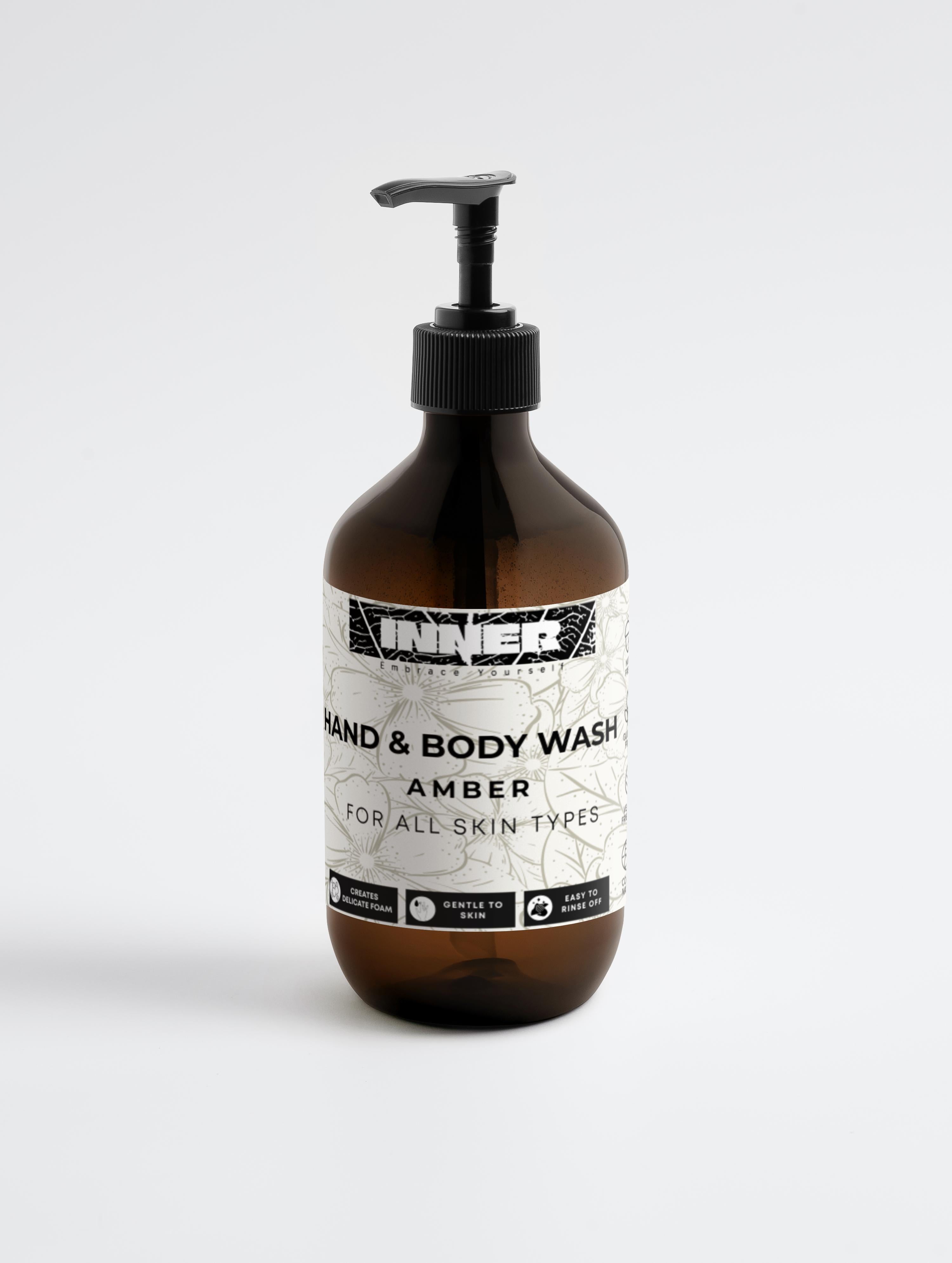 Hand & Body Wash, Patchouli & Amber Vanilla
